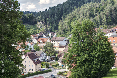 scenic view of an upper franconian village in the mountains © Andreas