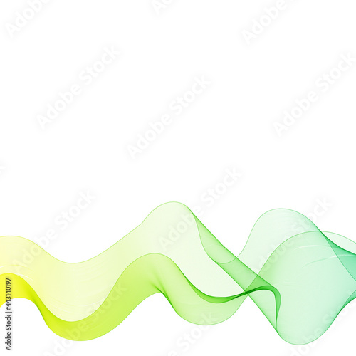 Abstract vector background. Design element - colored waves. curved lines isolated on white background. eps 10