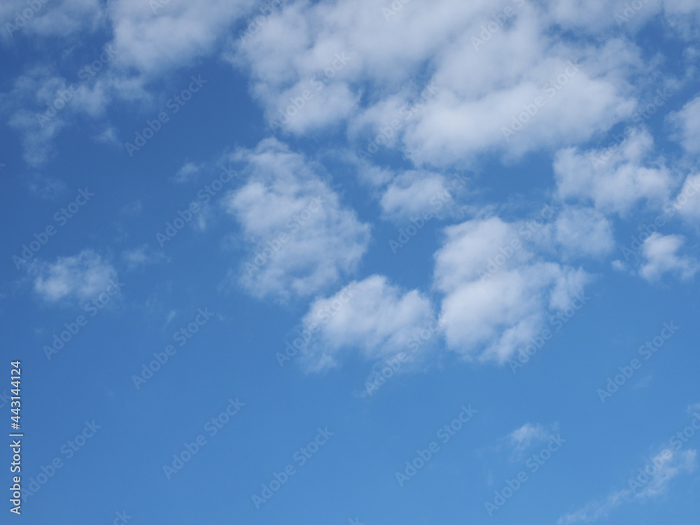 blue sky with clouds background