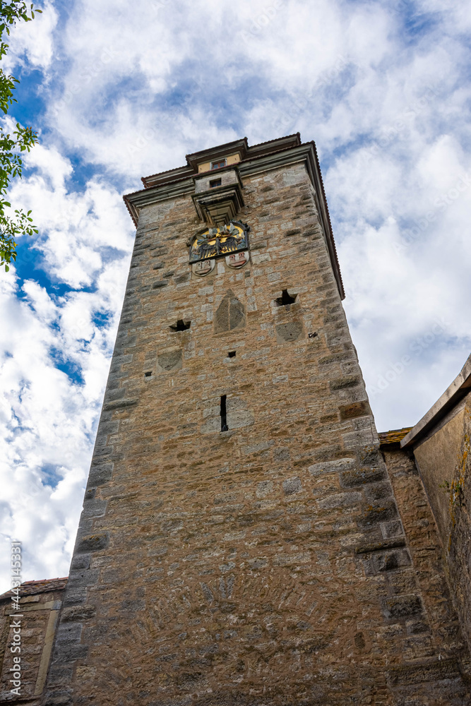 Tower in Rothenburg ob der Tauber, Germany