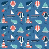 Adorable animals illustration seamless pattern for kids project, fabric, scrapbooking, crafting, invitation and many more.