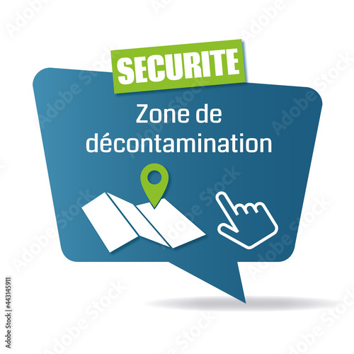 Logo zone de décontamination.
