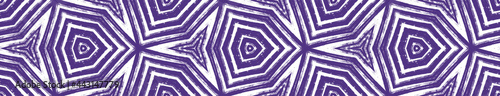 Ikat repeating seamless border. Purple