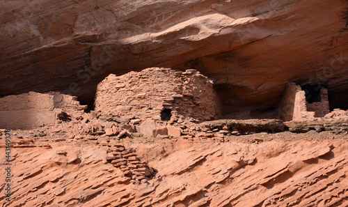 the ancient native american first ruins in canyon de chelly national monument in northern arizona