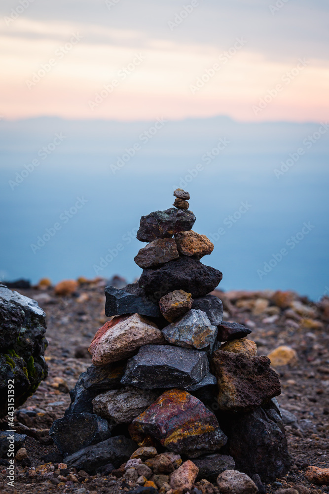 登山, 山頂からの景色, 雲海