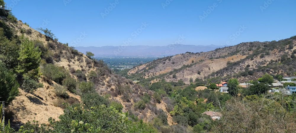 View of East San Fernando Valley from Beverly Ridge drive and Beverly Glen Blvd. 