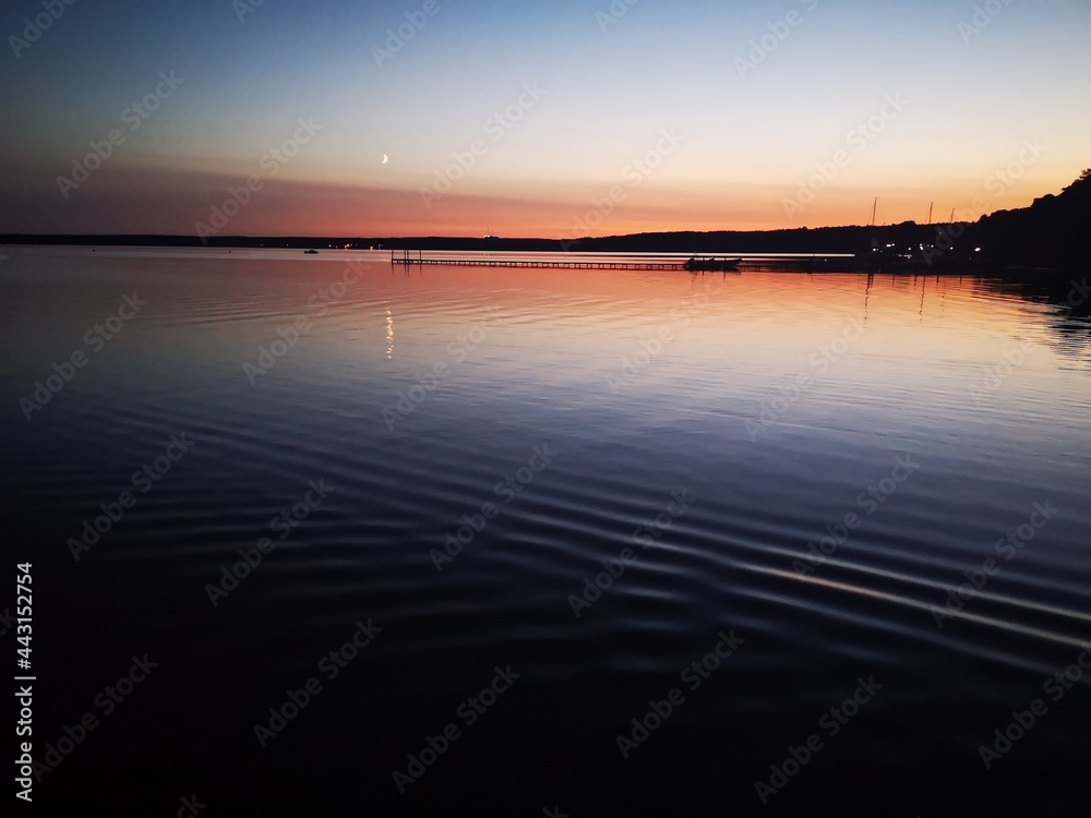 beautiful lake Naroch in Belarus