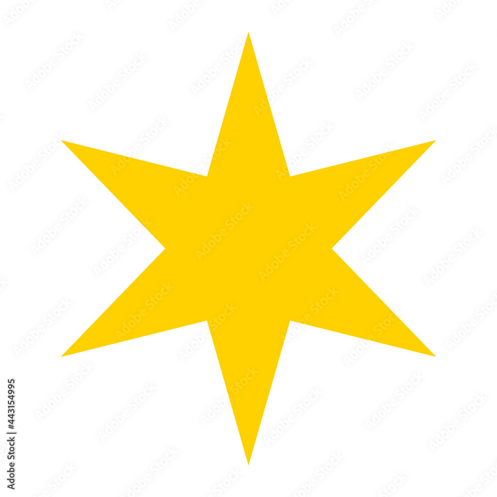 Star vector icon png isolated on white background Star vector icon png isolated on white background