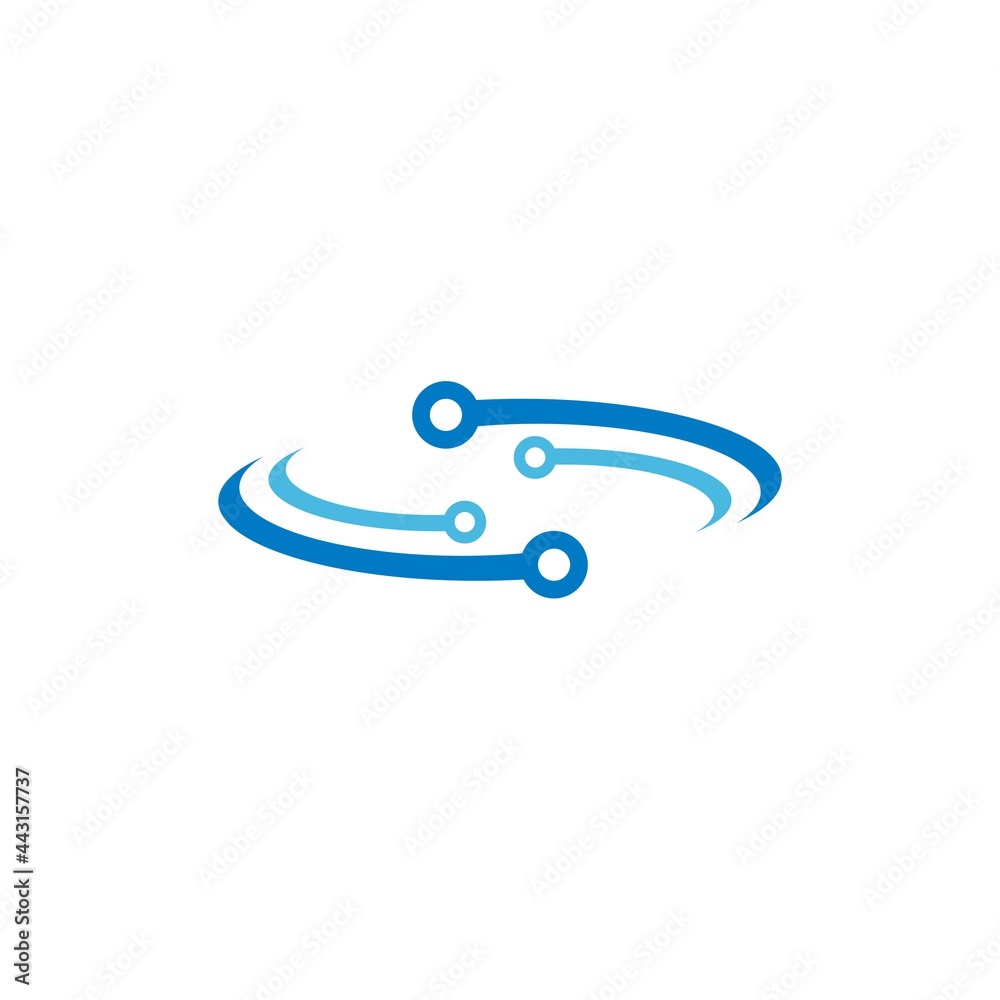 Vector Logo Technology concept illustration Vector Logo Technology concept illustration