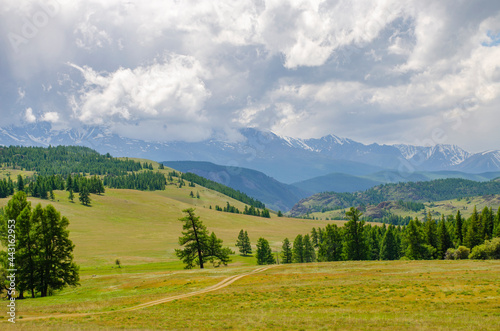 Beautiful landscape of Altai mountains North Chui ridge