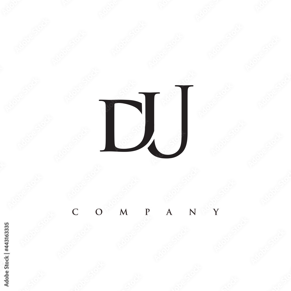 Initial DU logo design vector Initial DU logo design vector