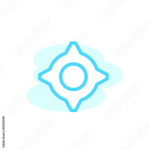 Vector, illustration, gear icon design template