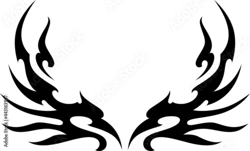 201-Fire Tribal-84(Wing Type)