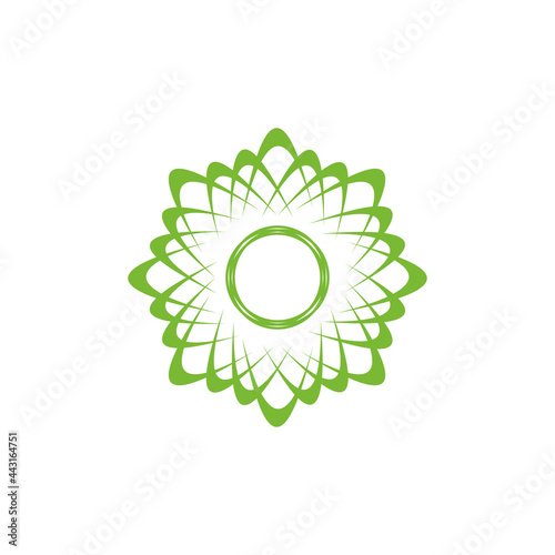 Flower abstract logo