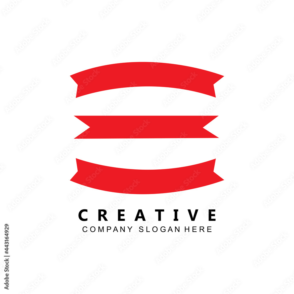 simple decoration banner logo vector symbol simple decoration banner logo vector symbol