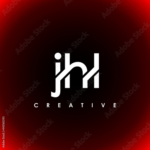 JHL Letter Initial Logo Design Template Vector Illustration photo