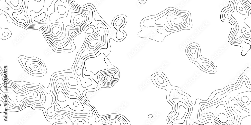 Fototapeta premium Retro topographic map, great design for any purposes.