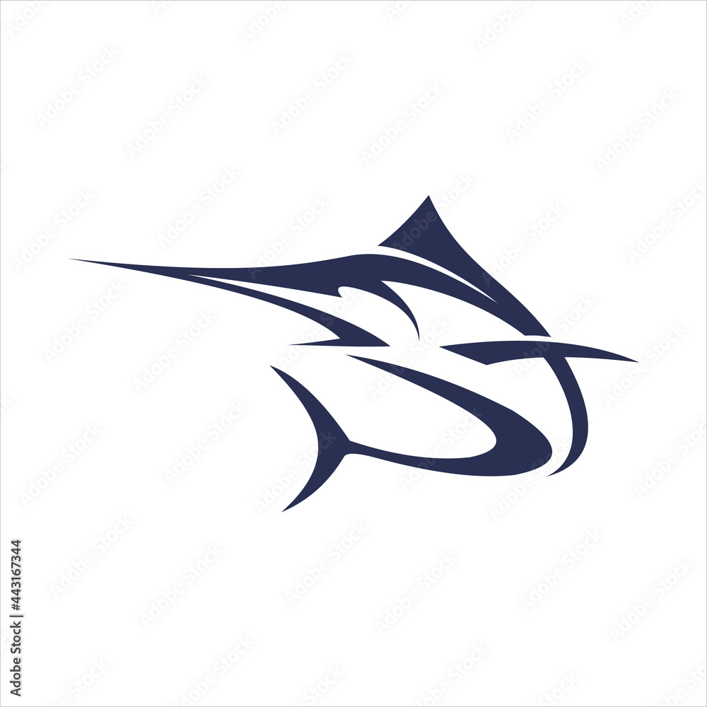 Obraz premium simple creative design initial logo