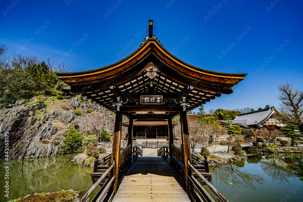 Fototapeta premium 名勝庭園内無際橋