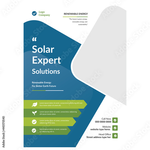 Solar Panel Expert Solution Flyer