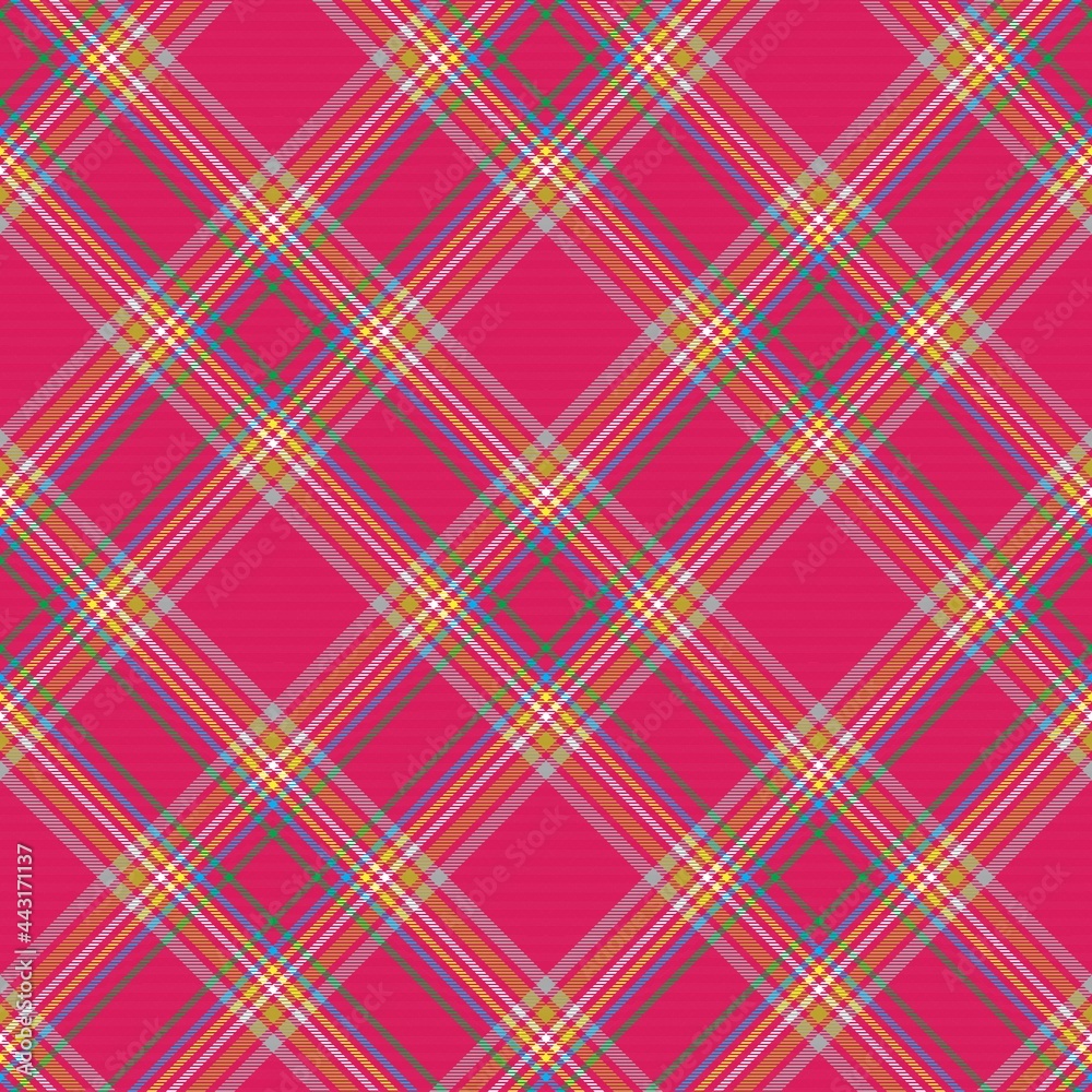 Colourful Chevron Plaid Tartan textured Seamless Pattern Design Colourful Chevron Plaid Tartan textured Seamless Pattern Design