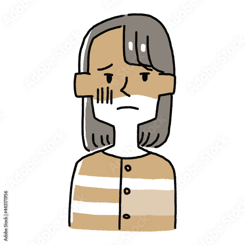 顔色が悪い女性