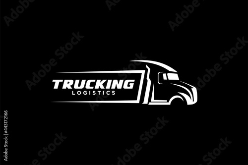 Truck logo template, Perfect logo for business related to automotive industry.