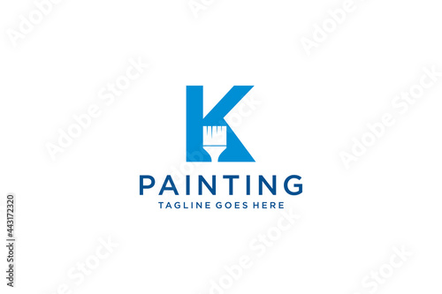 Free Download Letter K for paint logo, paint services logo, paint logo vector - GFXLoad