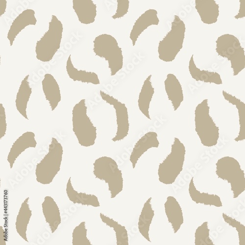 Brown Animal Leopard Seamless Pattern Background