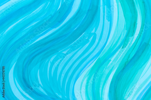 Abstract wave blue pattern. Stock illustration.