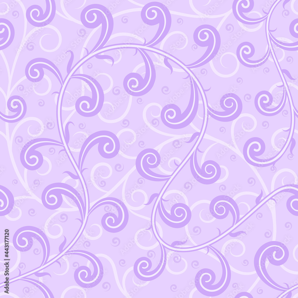 Vector leaf seamless pattern modern minimal style. Simple nature leaves pastel color wallpaper. Light purple vintage background for fabric, textile or paper artwork. Vector leaf seamless pattern modern minimal style. Simple nature leaves pastel color wallpaper. Light purple vintage background for fabric, textile or paper artwork.