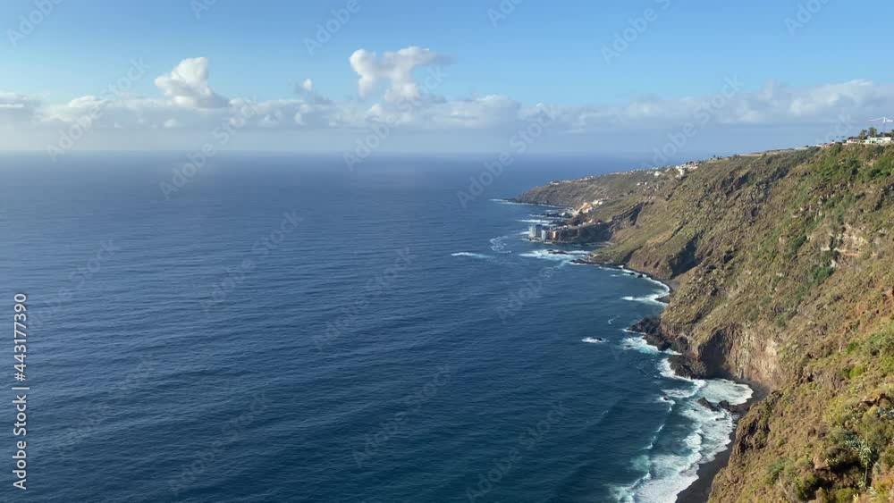 On the amazing coast in El Sauzal, Tenerife, Spain On the amazing coast in El Sauzal, Tenerife, Spain
