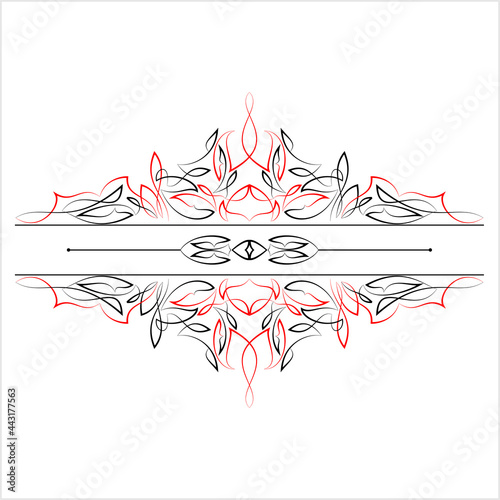 Pinstripe Text Divider