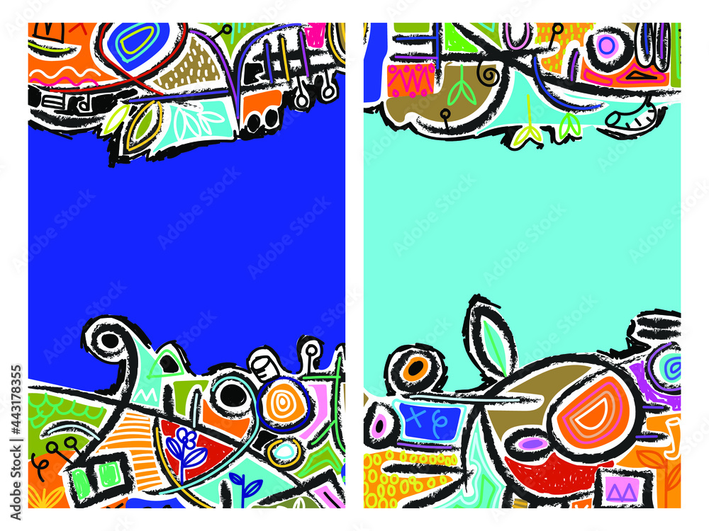 Sketch abstract rough,drawing,engraving background vector illustration.