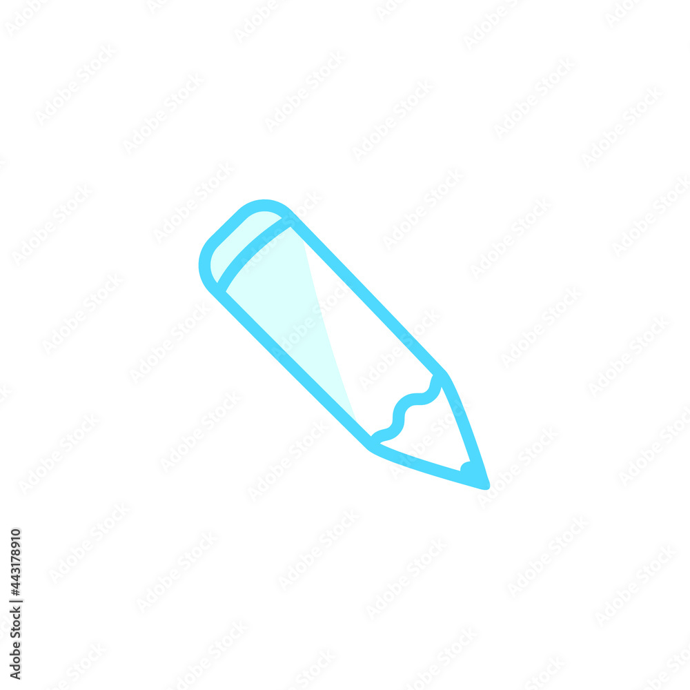 Illustration Vector graphic of pencil icon template Illustration Vector graphic of pencil icon template