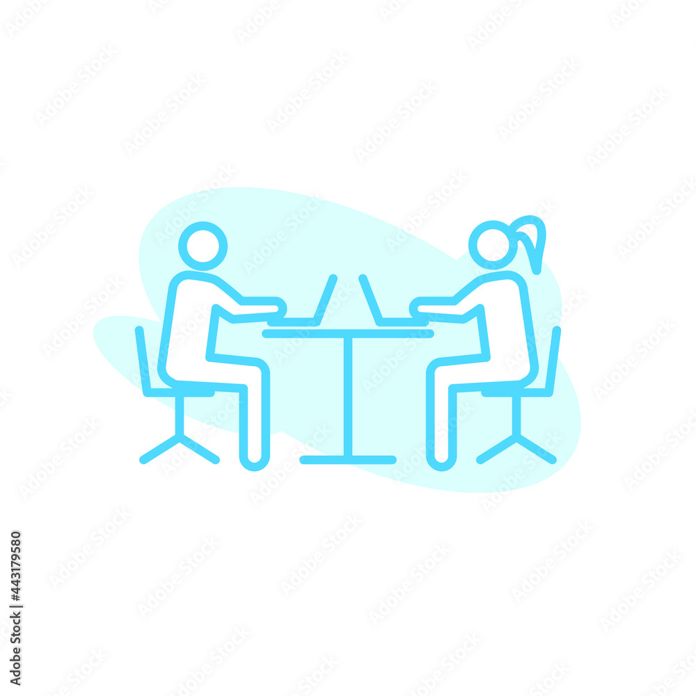 Illustration Vector graphic of employee icon template Illustration Vector graphic of employee icon template