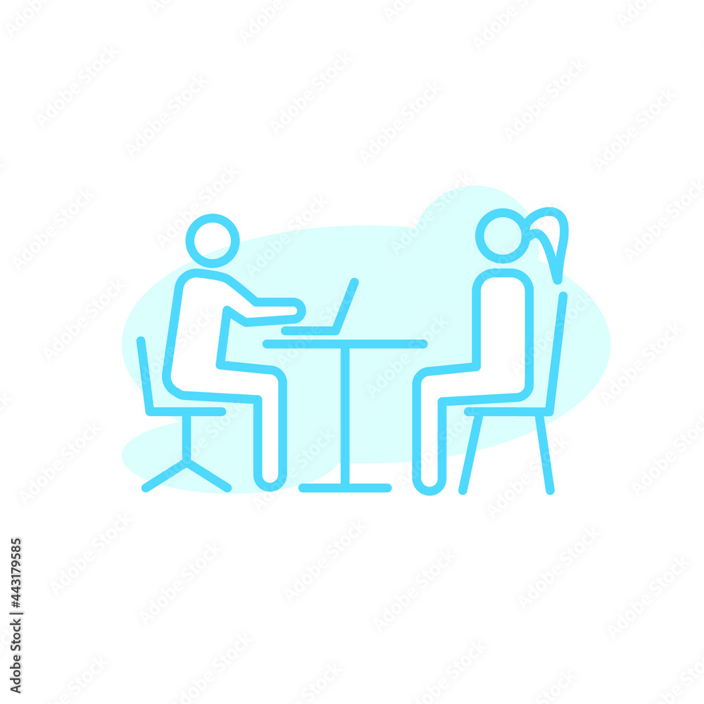 Illustration Vector graphic of employee icon template Illustration Vector graphic of employee icon template
