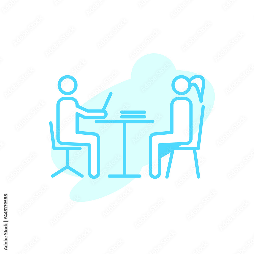 Illustration Vector graphic of employee icon template Illustration Vector graphic of employee icon template