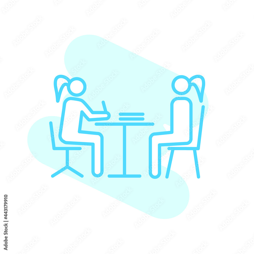 Illustration Vector graphic of employee icon template Illustration Vector graphic of employee icon template