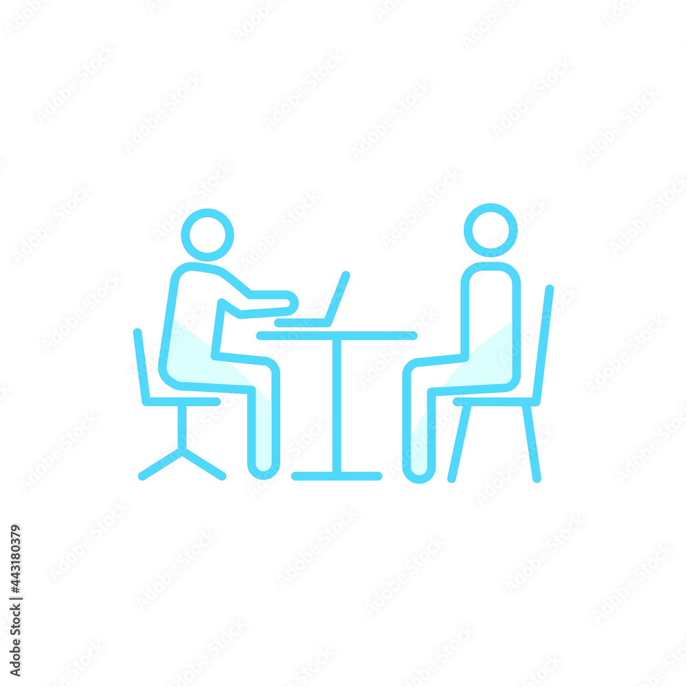 Illustration Vector graphic of employee icon template Illustration Vector graphic of employee icon template