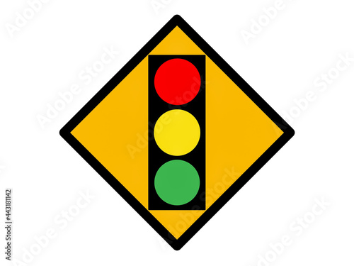 traffic signal symbol, illustration image