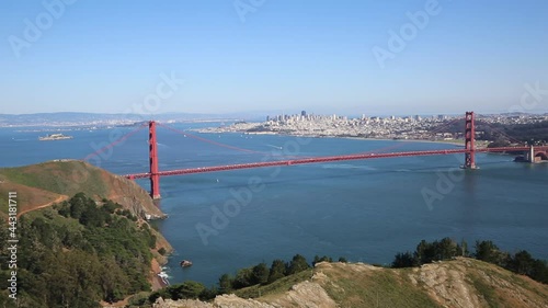 Wallpaper Mural Bay area with Golden Gate Bridge, California Torontodigital.ca