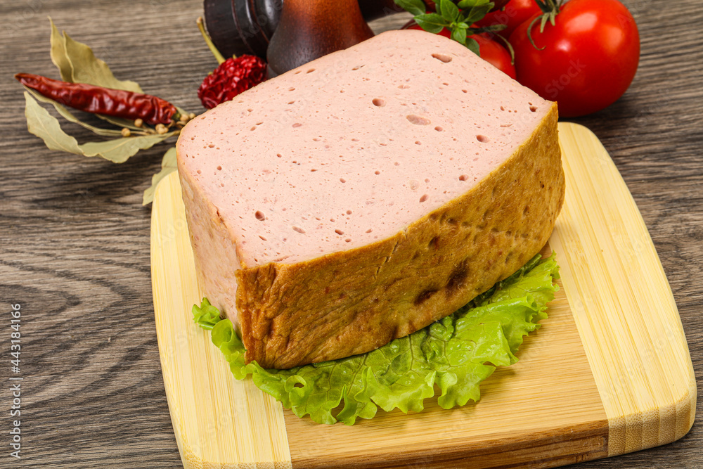 Homemade baked traditional meat loaf Homemade baked traditional meat loaf