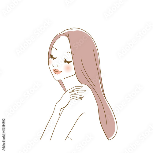 美容広告用イメージ 綺麗な女性
