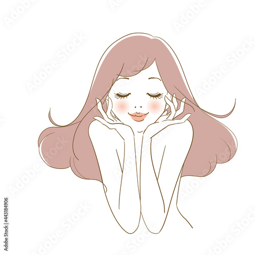 美容広告用イメージ 綺麗な女性

