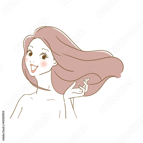 美容広告用イメージ 綺麗な女性
