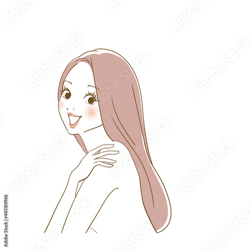 美容広告用イメージ 綺麗な女性
