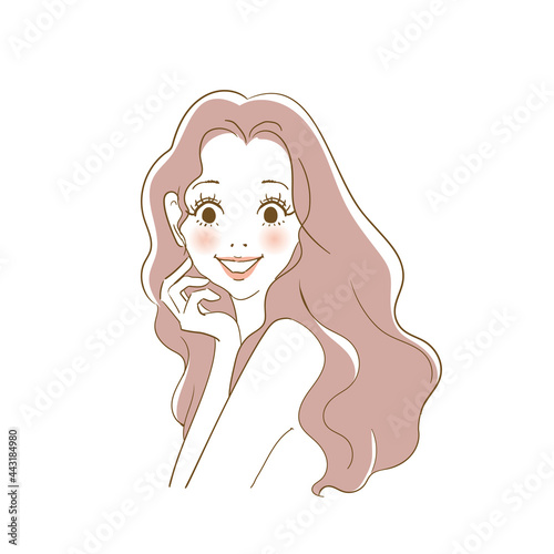 美容広告用イメージ 綺麗な女性
