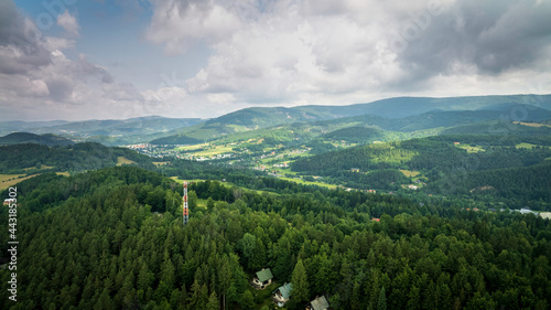 landscape with clouds