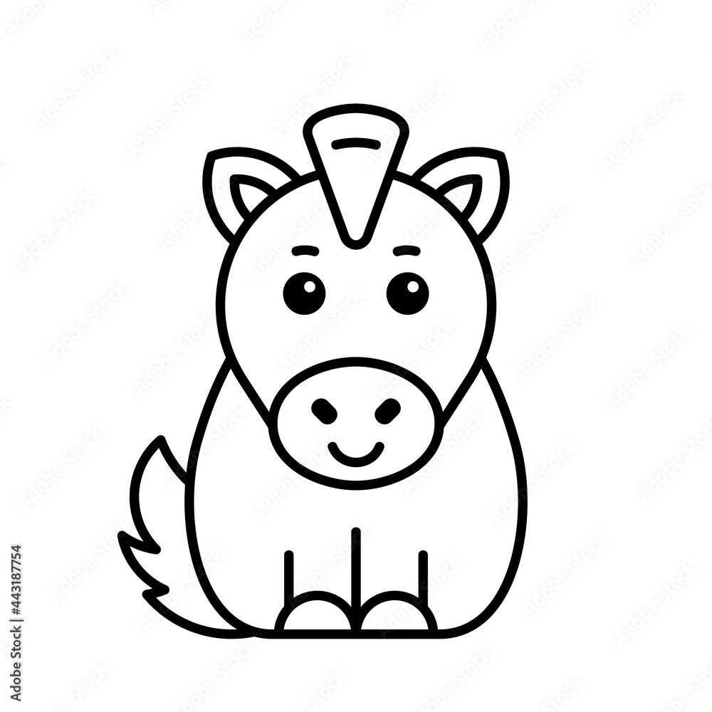 Horse icon. Icon design. Template elements Horse icon. Icon design. Template elements